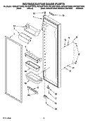 Part Location Diagram of L2307198B Whirlpool DOR-FIP BL