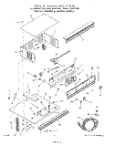 CONTROL PANEL Diagram and Parts List for 2055B1A  Roper Range