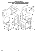 OVEN Diagram and Parts List for RF376PXDW0  Whirlpool Range