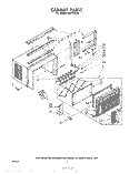 SECTION Diagram and Parts List for AHF12020  Whirlpool Air Conditioner