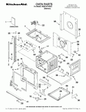 OVEN PARTS Diagram and Parts List for KEBC167VSS02  KitchenAid Wall Oven