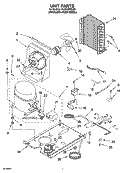 UNIT PARTS Diagram and Parts List for KUIA18PNLS2  KitchenAid Ice Maker