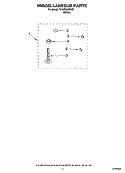 MISCELLANEOUS  PARTS, OPTIONAL PARTS (NOT INCLUDED) Diagram and Parts List for TAWB300RW0  Estate Washer
