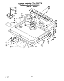 Part Location Diagram of 9742181 Whirlpool BARRIER