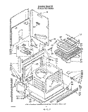 OVEN Diagram and Parts List for KEDT105VBL0  KitchenAid Range