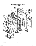 REFRIGERATOR DOOR Diagram and Parts List for ET22RMXYW00  Whirlpool Refrigerator