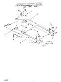 COOKTOP BURNER Diagram and Parts List for KGRT507BWH2  KitchenAid Range