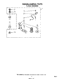 MISCELLANEOUS , LITERATURE AND OPTIONAL Diagram and Parts List for LA5530XKW0  Whirlpool Washer
