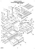 Part Location Diagram of LIT2176951 Whirlpool Service & Wiring Sheet