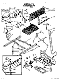 UNIT Diagram and Parts List for ET25RKXYW00  Whirlpool Refrigerator