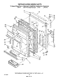 REFRIGERATOR DOOR Diagram and Parts List for ET20DKXVW07  Whirlpool Refrigerator