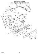 CONTROL Diagram and Parts List for GD2SHAXKT03  Whirlpool Refrigerator