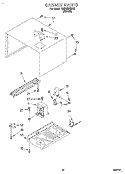 CABINET Diagram and Parts List for RM765PXBB2  Whirlpool Wall Oven