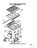 COMPARTMENT SEPARATOR Diagram and Parts List for ET22PKXXN00  Whirlpool Refrigerator