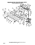 WASHER/DRYER CONTROL PANEL Diagram and Parts List for LT7000XVW0  Whirlpool Washer Dryer Combo