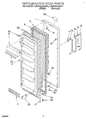 Part Location Diagram of 4362027 Whirlpool PANEL-EXT