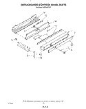 REFRIGERATOR CONTROL PANEL Diagram and Parts List for KSRF36DTX01  KitchenAid Refrigerator