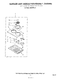 SURFACE UNIT KIT RCK886-1 Diagram and Parts List for RS676PXL0  Whirlpool Range
