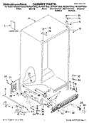 Part Location Diagram of 2304186 Whirlpool Service Sheet