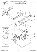 SECTION Diagram and Parts List for LER4634EZ2  Whirlpool Dryer