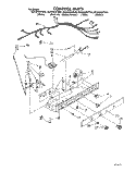 CONTROL Diagram and Parts List for ED22DWXTG04  Whirlpool Refrigerator