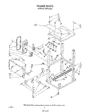 FRAME Diagram and Parts List for KUCS180S1  KitchenAid Trash Compactor