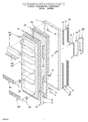 REFRIGERATOR Diagram and Parts List for RS20AWXEW00  Roper Refrigerator