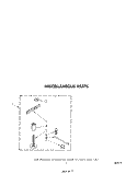 MISCELLANEOUS Diagram and Parts List for LA5530XPW5  Whirlpool Washer
