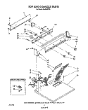 CABINET Diagram and Parts List for GL4030VL0  Roper Dryer