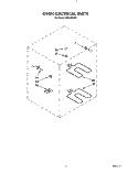 OVEN ELECTRICAL Diagram and Parts List for FES375VX1  Roper Range