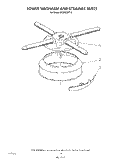 LOWER WASHARM AND STRAINER Diagram and Parts List for 4KUDS220T0  KitchenAid Dishwasher