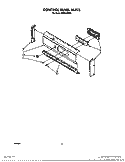 CONTROL PANEL Diagram and Parts List for BES430WW1  Roper Range