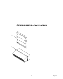 OPTIONAL WALL CAP ACCESSORIES Diagram and Parts List for SC8900EXQ1  Whirlpool Cooktop
