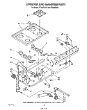 COOKTOP AND MANIFOLD , LIT/OPTIONAL Diagram and Parts List for SF3000ERW3  Whirlpool Range