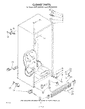 CABINET Diagram and Parts List for KLFF15MSWH10  KitchenAid Freezer