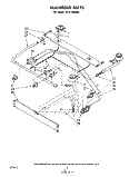 MANIFOLD Diagram and Parts List for SF3110SKN0  Whirlpool Range