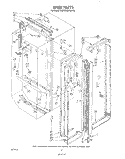 LINER Diagram and Parts List for KSRT26DTPL00  Whirlpool Refrigerator