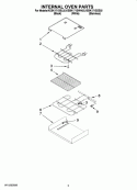 INTERNAL OVEN PARTS Diagram and Parts List for KEBK171SBL02  KitchenAid Wall Oven