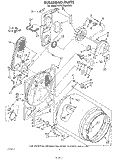 BULKHEAD Diagram and Parts List for KGYE760WWH0  KitchenAid Dryer