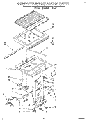 COMPARTMENT SEPARATOR Diagram and Parts List for ET22DKXBN01  Whirlpool Refrigerator