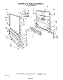 DOOR AND TOE PANEL Diagram and Parts List for DU1800XT1  Whirlpool Dishwasher