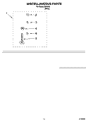 MISCELLANEOUS  PARTS, OPTIONAL PARTS (NOT INCLUDED) Diagram and Parts List for IM41000  Inglis Washer
