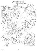 BULKHEAD Diagram and Parts List for KGYS700EQ0  KitchenAid Dryer
