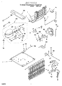 UNIT Diagram and Parts List for ET20GMXFN00  Whirlpool Refrigerator