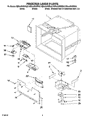 FREEZER LINER PARTS Diagram and Parts List for KBLA22KMSS00  KitchenAid Refrigerator