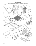 UNIT Diagram and Parts List for GS2SHGXKT01  Whirlpool Refrigerator