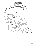 CONTROL Diagram and Parts List for 6ED22DQXAW00  Whirlpool Refrigerator
