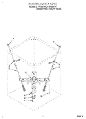 SUSPENSION Diagram and Parts List for LCR5232DQ0  Whirlpool Washer