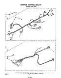 WIRING HARNESS , LITERATURE AND OPTIONAL Diagram and Parts List for MW8570XR1  Whirlpool Microwave