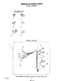 WIRING HARNESS Diagram and Parts List for LA6800XSN1  Whirlpool Washer